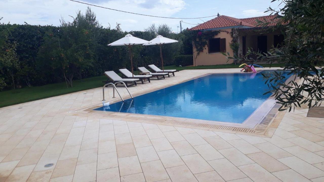 Mediterranean Garden Villa Vathi  Bagian luar foto